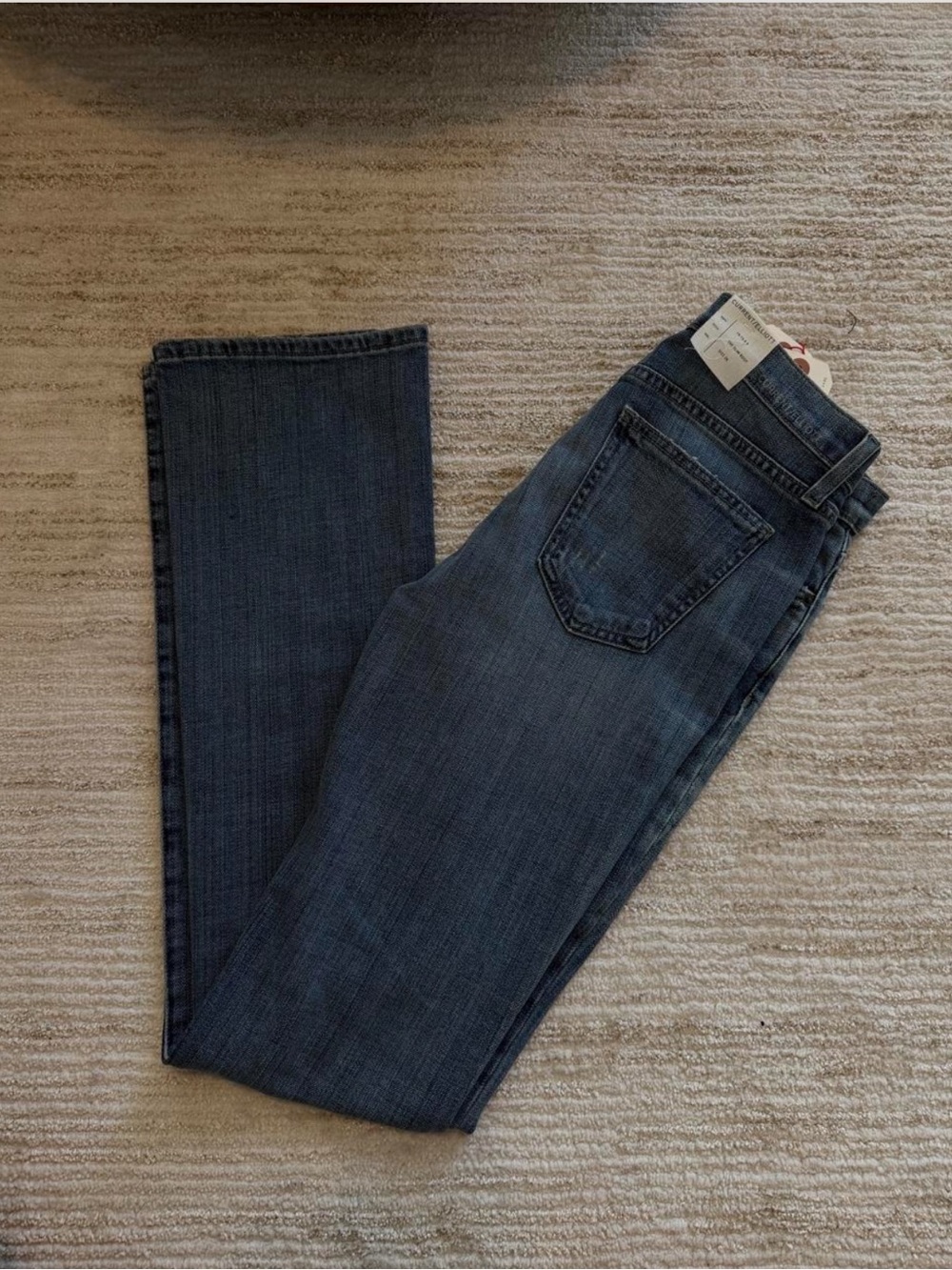 Current/Elliott Women's Dark Blue Slim Boot Cut Jeans